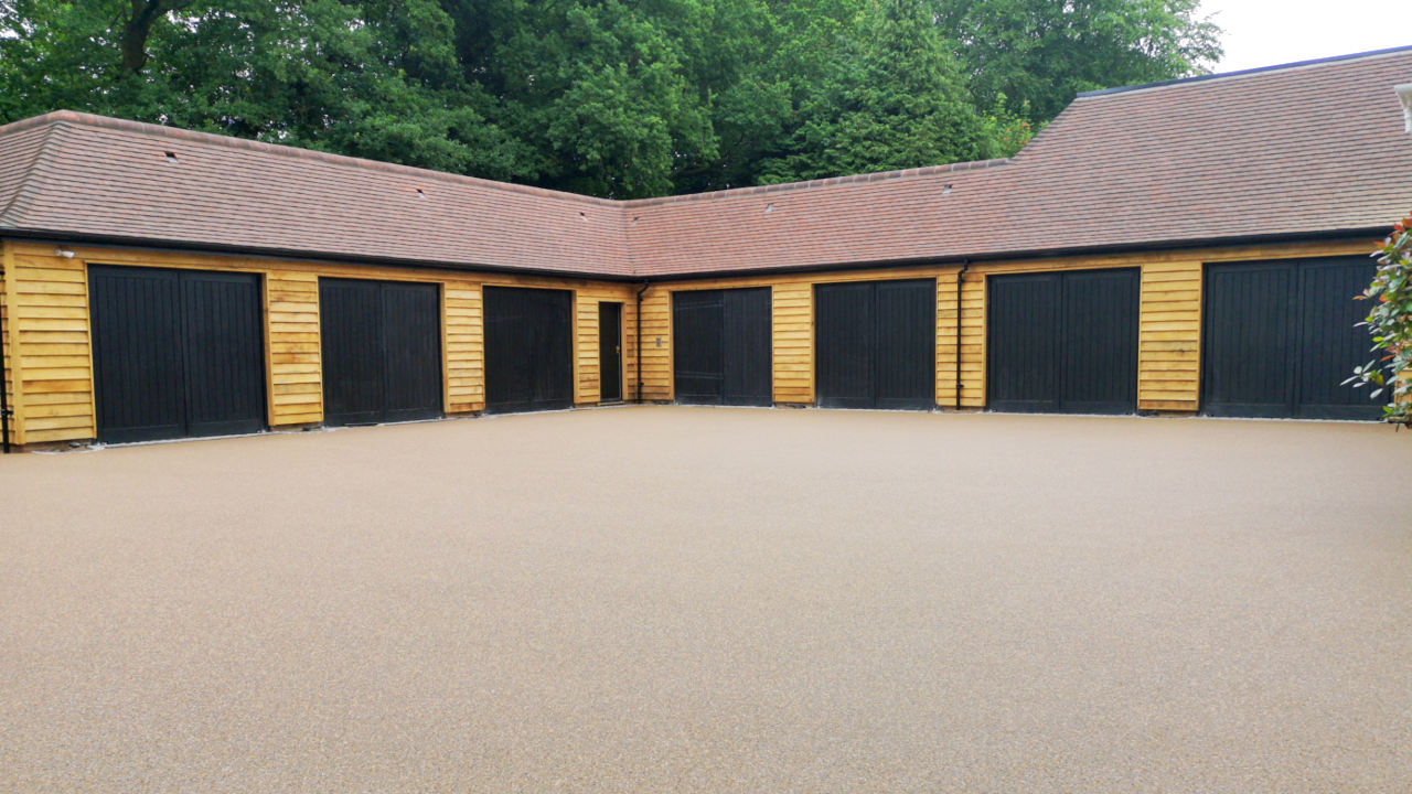 Resin driveway