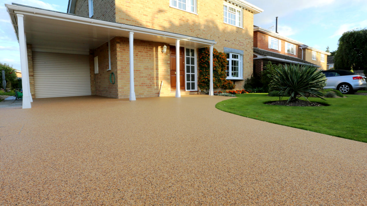 Resin driveway