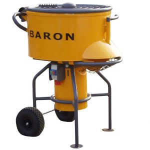 Resin driveway. Forced action mixer (200 litres)