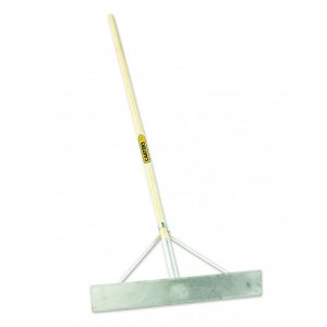 Aluminium spazzle for resin driveways